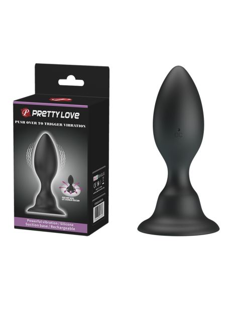 Anal ve Vajinal Tıkaç Titreşimli Vantuzlu Anal Plug