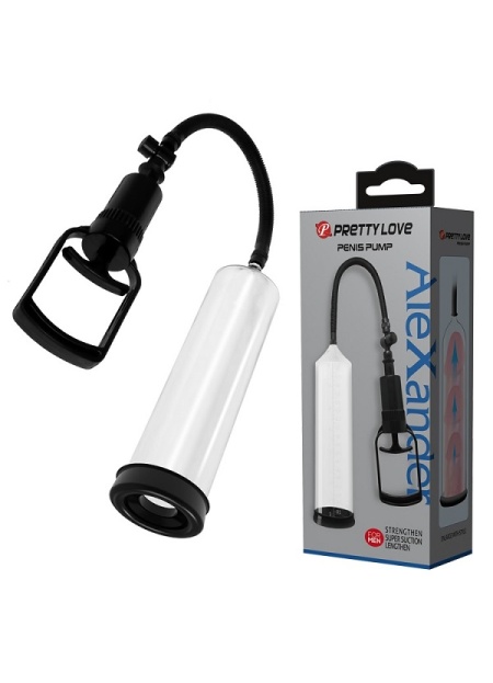 Pretty Love Alexander 20 cm Silikon Girişli Vakum Penis Pompası