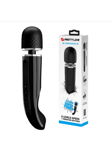 Charming 24 CM USB Şarjlı 5 Farklı Hız Ve 7 Titreşimli Erotik Masaj Vibratörü