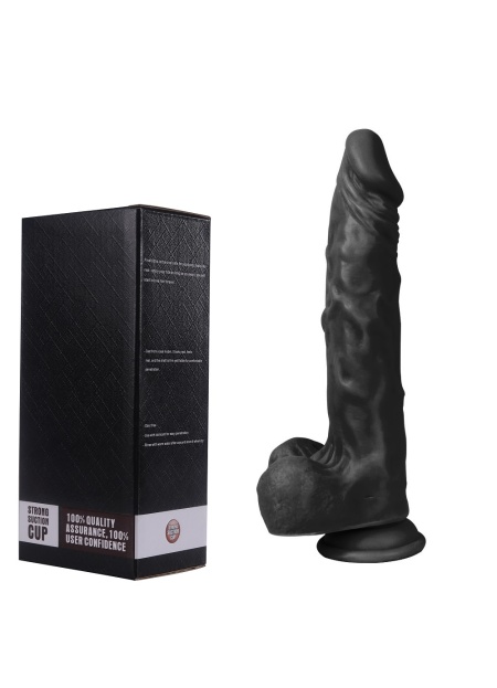 Gabriel 24 CM Vantuzlu Uzun Gerçekçi Realistik Zenci Penis Dildo