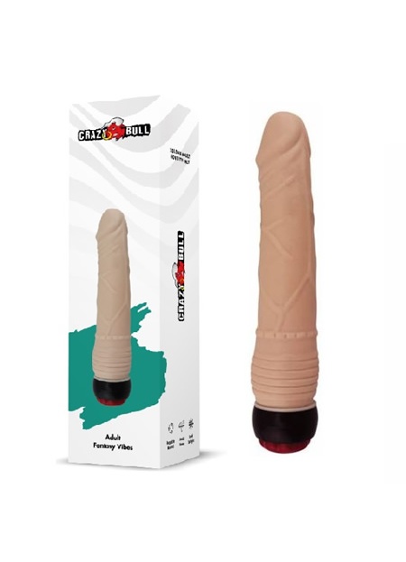 Vibes 17 CM Titreşimli Realistik Dildo Vibratör
