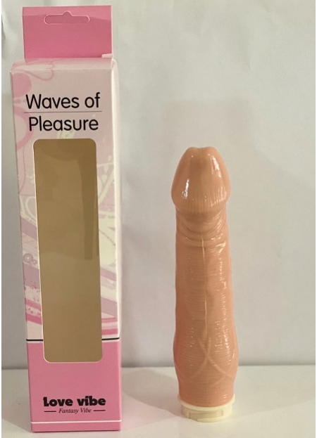 Waves Titreşimli 19 CM Süper Realistik Ten Rengi Vibratör