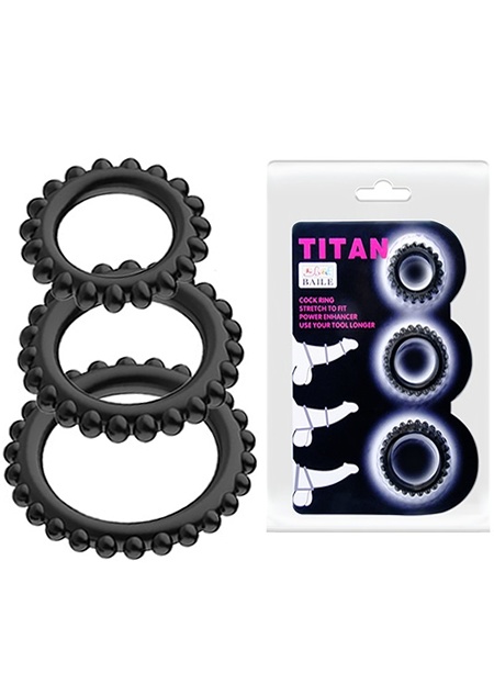 Tırtıklı Silikon Penis Halkası 3 Farklı Boyutta Penis Seti