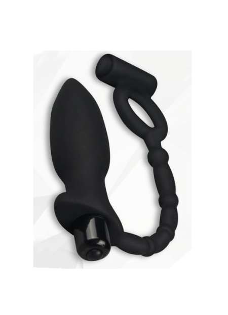 10 Titreşimli Penis Halkası ve Anal Plug Anal Vibratör