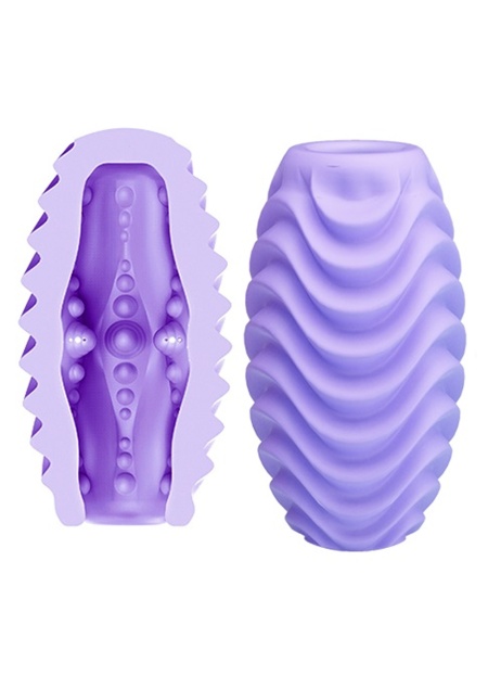 İki Taraflı Yumurta Yeni Nesil Erkek Masturbatör Mor