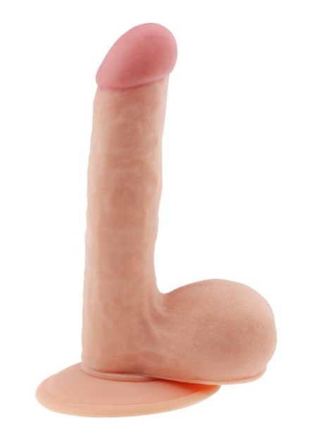 19 Cm Vantuzlu Gerçekçi Ten Dokusunda Süper Yapay Dildo Penis