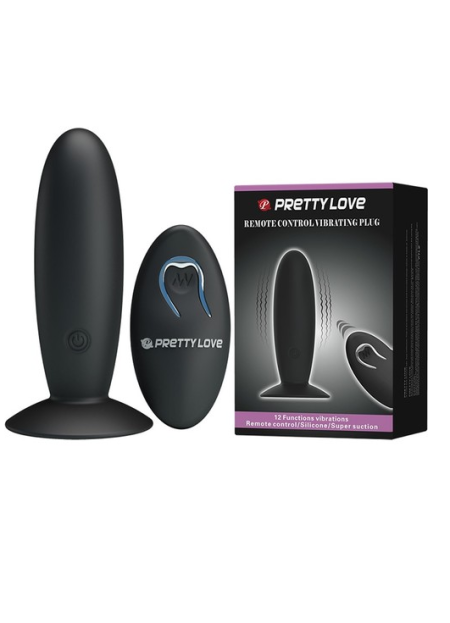 G-Spot Mastürbatör Uzaktan Kumandalı Anal Plug 12 Titreşimli