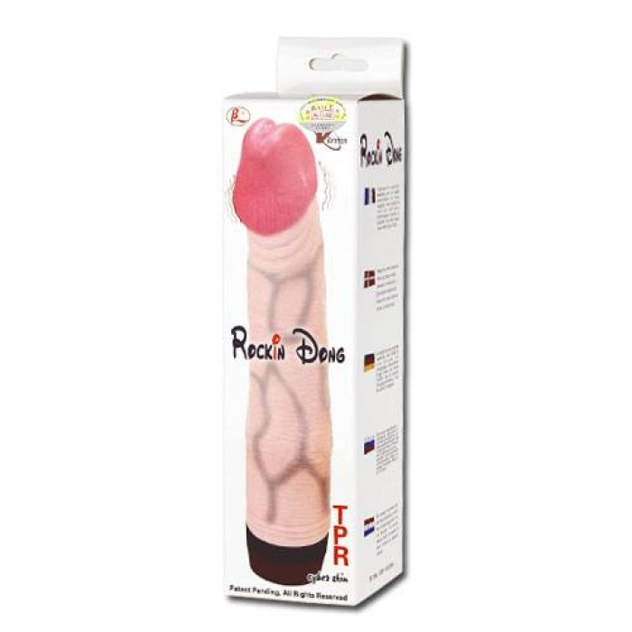 Bl Dong 21 Cm Titreşimli Realistik Vibratör Gerçekci Penis Dildo