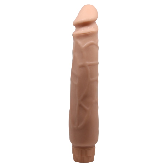 Barbara 25 CM Damarlı Realistik 10 Titreşimli Vibratör Penis