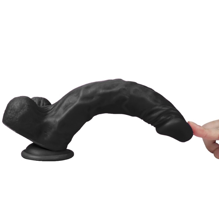 Gabriel 24 CM Vantuzlu Uzun Gerçekçi Realistik Zenci Penis Dildo