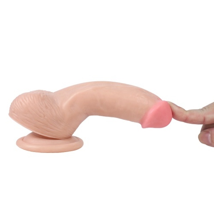 Xise 16 CM Vantuzlu Gerçekçi Realistik Penis Anal Vajinal Dildo