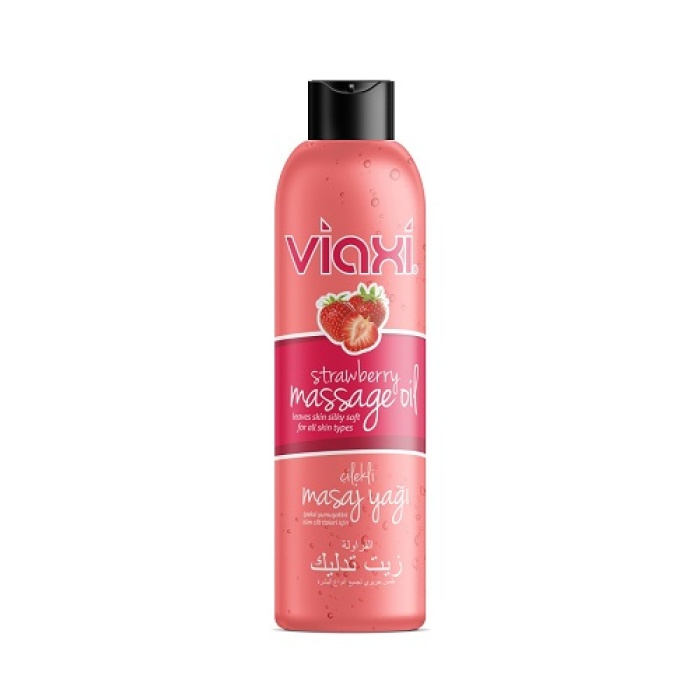 Viaxi Masaj Yağı Çilek Aromalı 177 ml