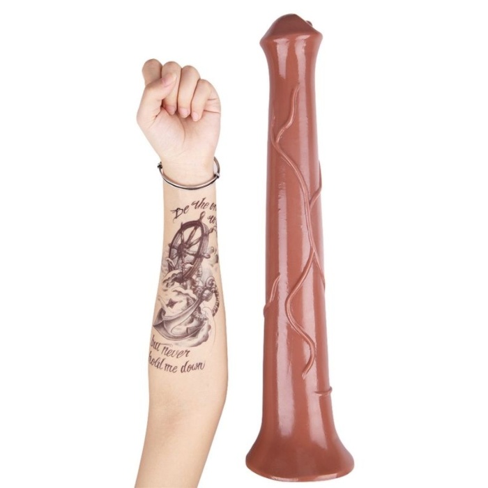 Censan KahveRengi 44 cm At Dildo Model No:1062