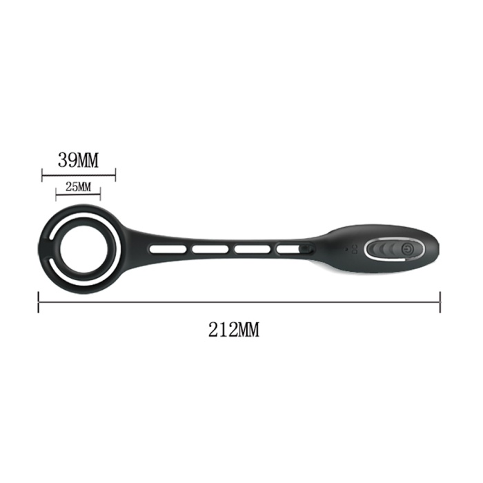 Pretty Love 12 Titreşimli Stimülatör Tasarım Harikası Penis Halkası Ve Anal Plug