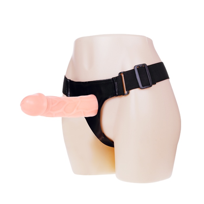 İçi Boş 16CM Belden Bağlamalı Penis Gerçekçi Realistik Protez
