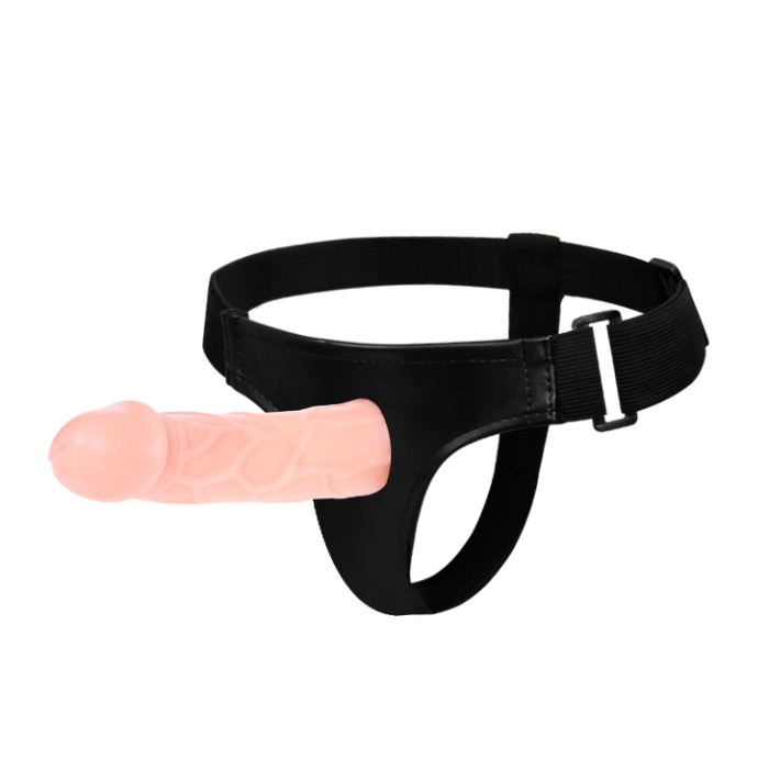 İçi Boş 16CM Belden Bağlamalı Penis Gerçekçi Realistik Protez