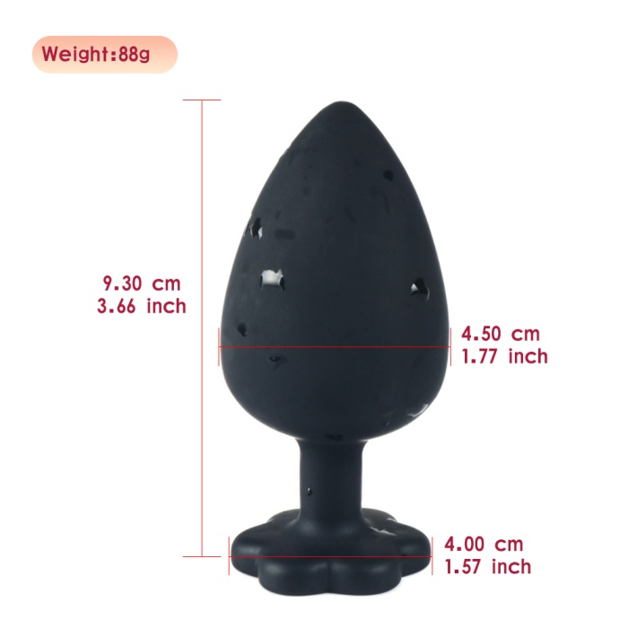 9 CM Anal Seks Özel Vantuzlu Anal Plug Anal Tıkaç