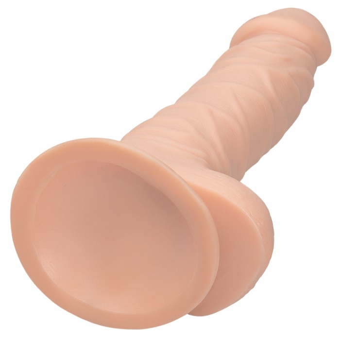 18 CM Vantuzlu Damarlı  Dildo Penis
