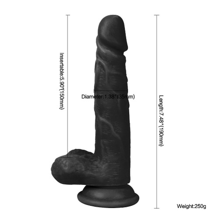 XS Fairy Dragon Et Dokusu Süper Realistik Penis 19 cm Dildo