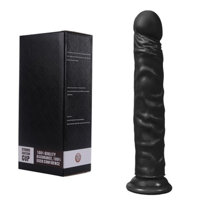 Xise 24 CM Vantuzlu Gerçekçi Realistik Zenci Penis Dildo