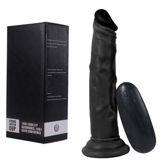 XS Testissiz Zenci Penis Et Dokusu Süper Realistik 18.5 CM Dildo