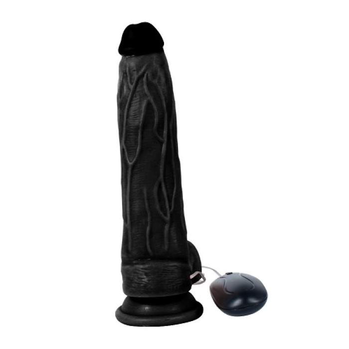 Holy Zenci Titreşimli Realistik Vibratör Penis Dildo 20cm
