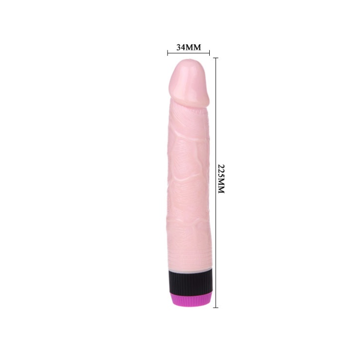 Adour 22Cm Güçlü Titreşimli Realistik Vibratör Anal Dildo Penis