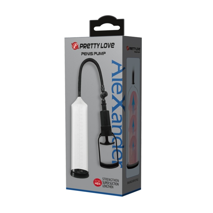 Pretty Love Alexander 20 cm Silikon Girişli Vakum Penis Pompası