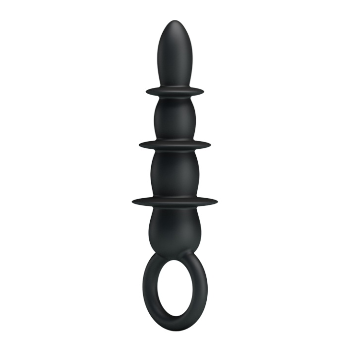 Pretty 13 CM Boğumlu Süper Kalite Anal Plug Anal Açıcı Zenci Dildo