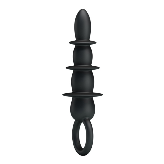 Pretty 13 CM Boğumlu Süper Kalite Anal Plug Anal Açıcı Zenci Dildo