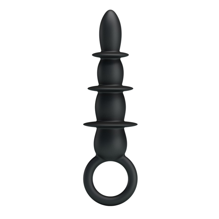 Pretty 13 CM Boğumlu Süper Kalite Anal Plug Anal Açıcı Zenci Dildo