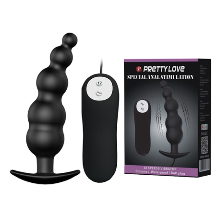 12 Titreşimli G-Spot Prostat Stimülatör Anal Vibratör Zenci Penis