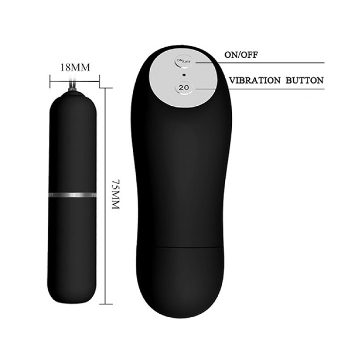 Wild 20Titreşimli Uzaktan Kumandalı Klitoris Vibratör Mastürbatör