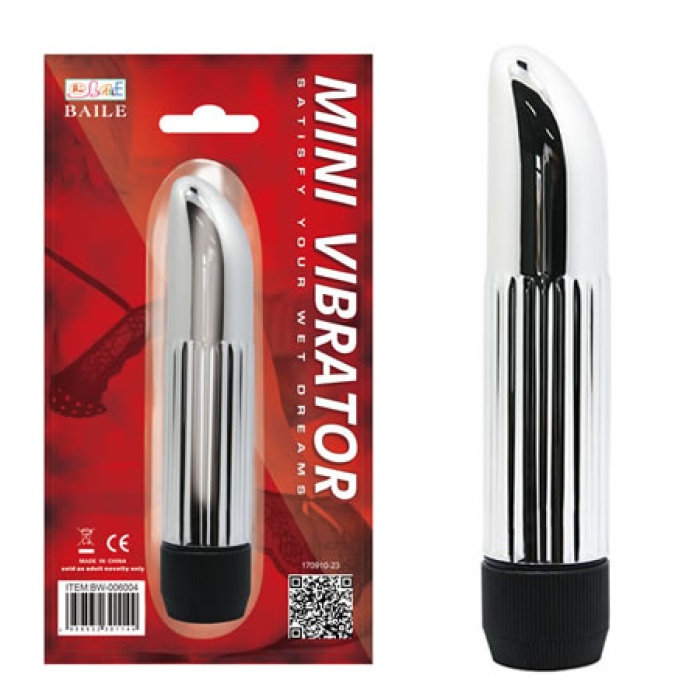 Satisfy Güçlü Titreşimli 14 CM Metal Vajinal Anal Vibratör Dildo