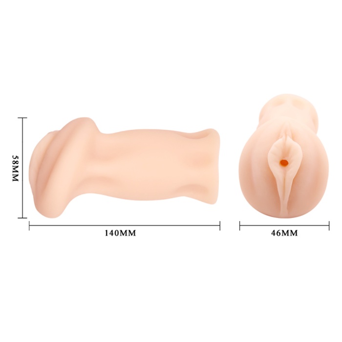 Ruby 14 CM Süper Gerçekçi Soft Realistik Suni Vajina Mastürbatör