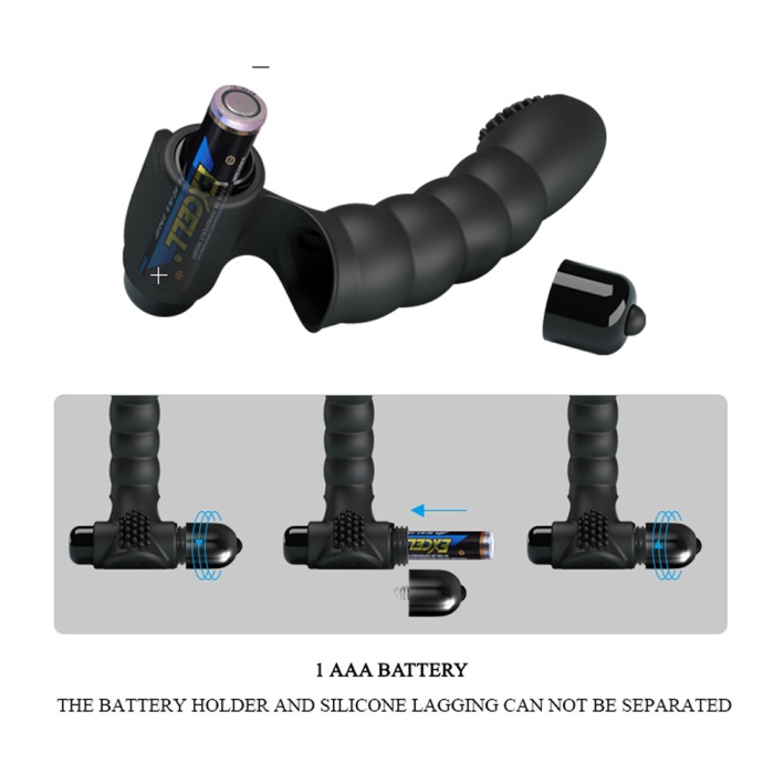 Alexander 10 Hız Titreşimli Teknolojik Parmak Vibratör Klitoral Mastürbatör 13 CM