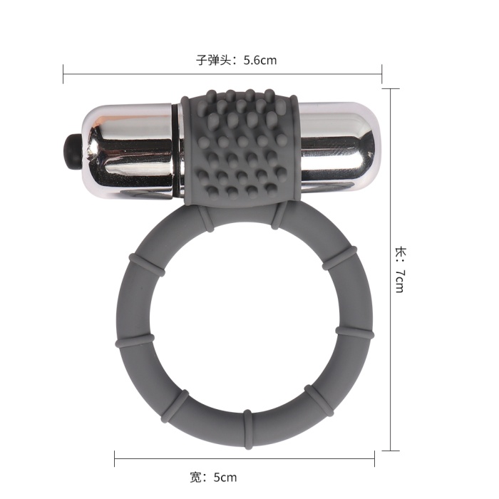 Titreşimli Tırtıklı Sessiz Silikon Klitoris Temaslı Penis Halkası