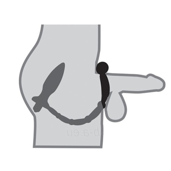 10 Titreşimli Penis Halkası ve Anal Plug Anal Vibratör