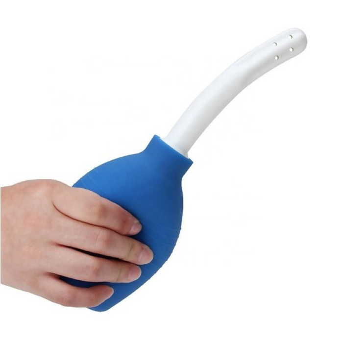 Mavi Anal Pompa Anüs Temizleme Pompası