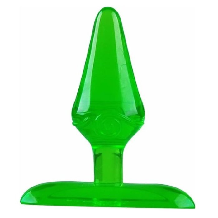 Mini Jel Dokulu Anal Plug Yeşil