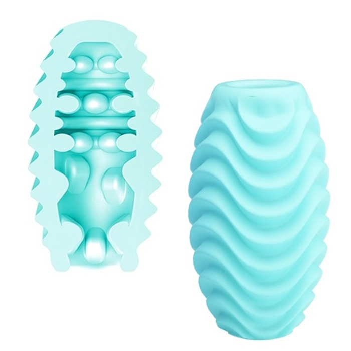 İki Taraflı Yumurta Yeni Nesil Erkek Masturbatör Yeşil