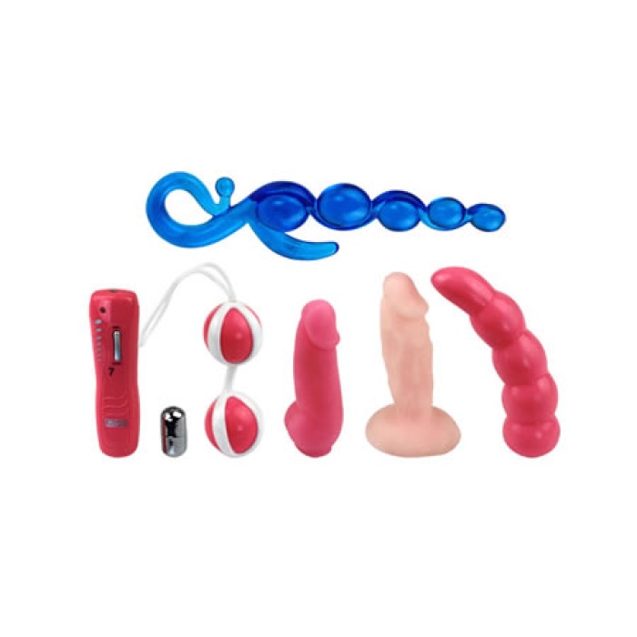 Beauty Kit 6 Parça Titreşimli Vibratör Set Anal Plug