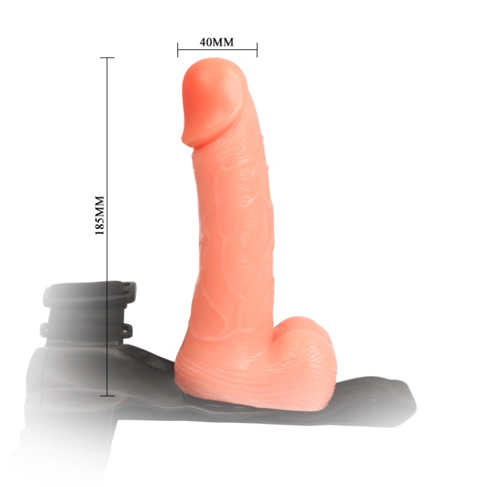 Ultra 19 CM Gerçekçi Belden Bağlamalı Dildo Strapon Penis