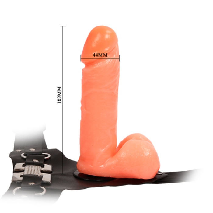 Harness 18CM Belden Bağlamalı Penis Realistik Protez Strapon