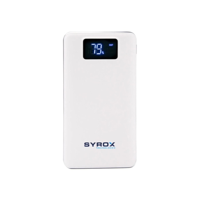 Syrox PB110 10.000 Mah Powerbank (Beyaz Renk)
