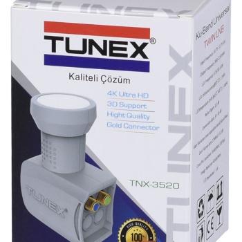 Tunex TNX-3520 4K Ultra Hd Ku-Band Çiftli Lnb