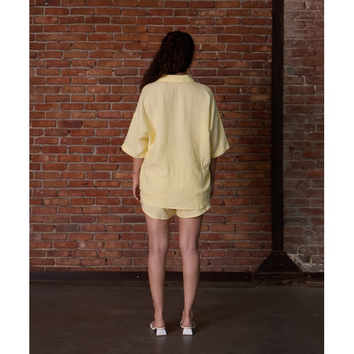 GÖMLEK-ŞORT TAKIM BUTTER YELLOW