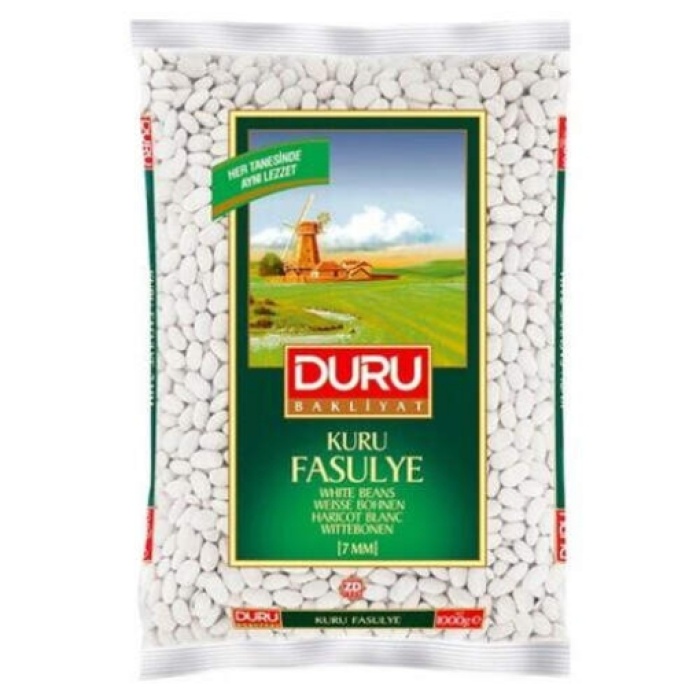 Duru Kuru Fasulye 1000 Gr. (Bakliyat) (2li)