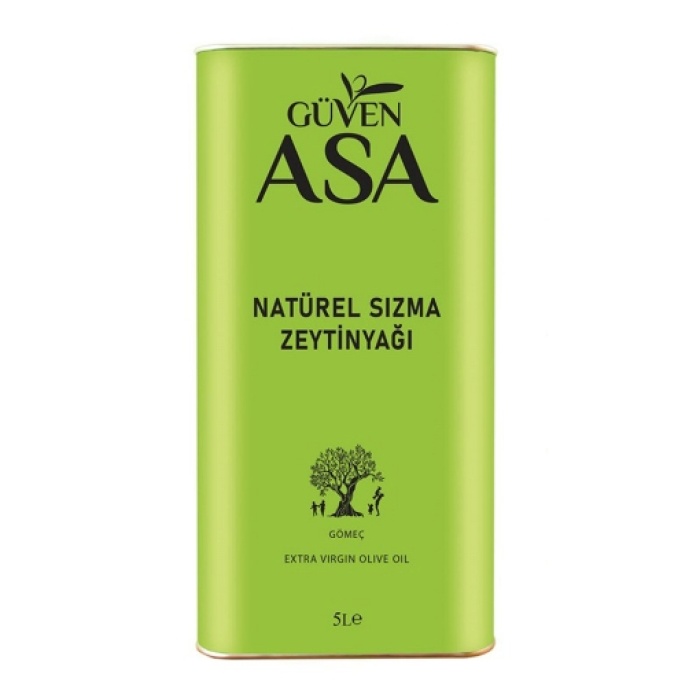 24lü Güven Asa Naturel Sızma Zeytinyağı 5 Lt.