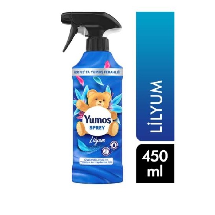 Yumoş Sprey 450 ml. Lilyum (4lü)